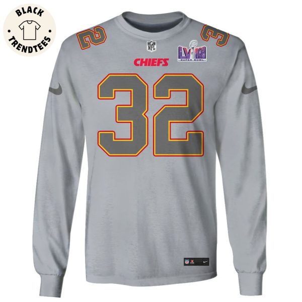 Nick Bolton Kansas City Chiefs Super Bowl LVIII Limited Edition Grey Hoodie Jersey