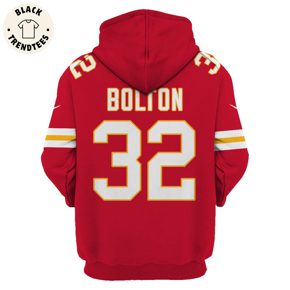 Nick Bolton Kansas City Chiefs Super Bowl LVIII Limited Edition Red Hoodie Jersey