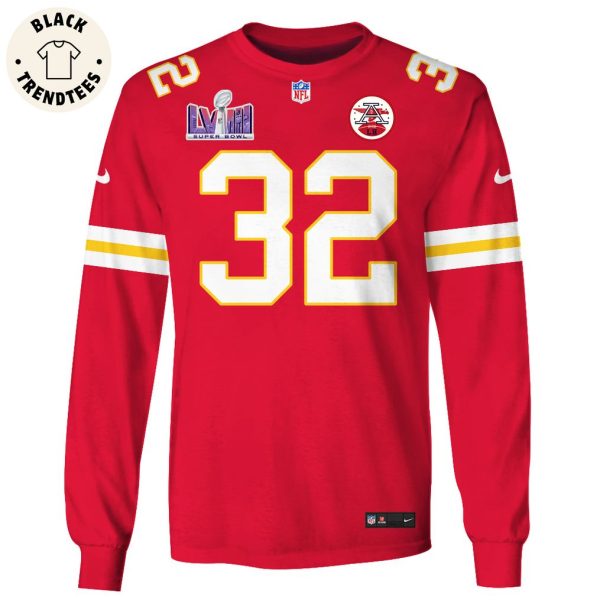 Nick Bolton Kansas City Chiefs Super Bowl LVIII Limited Edition Red Hoodie Jersey