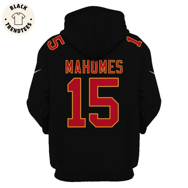 Patrick Mahomes Kansas City Chiefs Super Bowl LVIII Limited Edition Black Hoodie Jersey