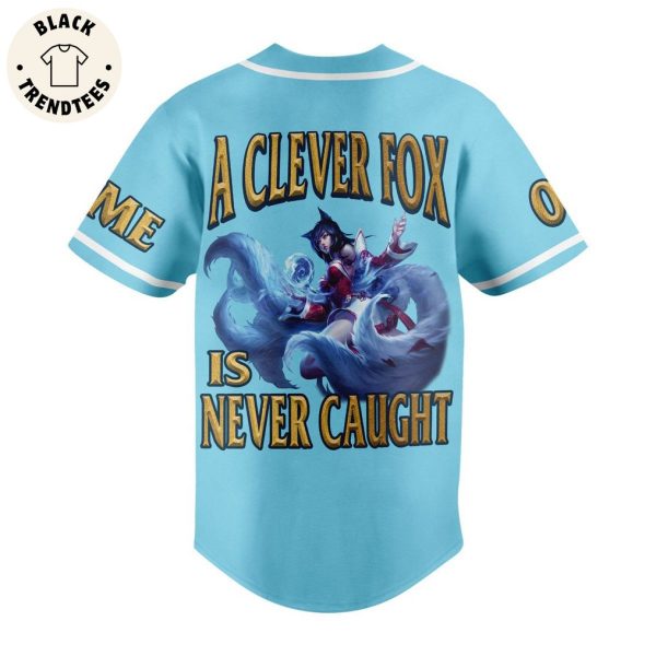 Personalized The Nine-Tailed Fox A Clever Fox Is Never Caught Baseball Jersey