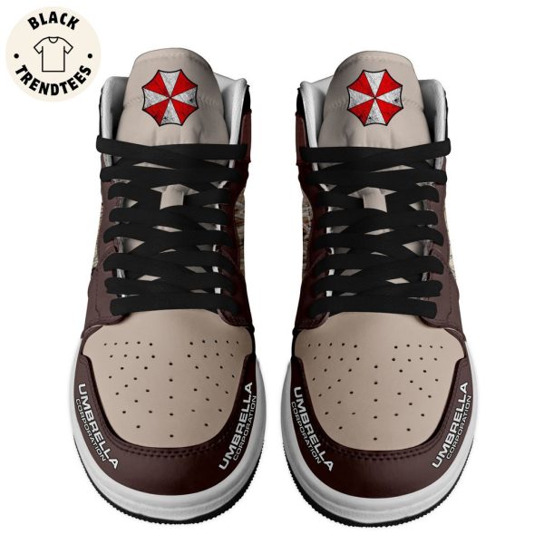 Resident Evil Umbrealla Corporation Nike Logo Design Air Jordan 1 High Top