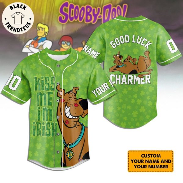Scooby Doo Good Luck Charmer Kiss Me Im Irish Baseball Jersey