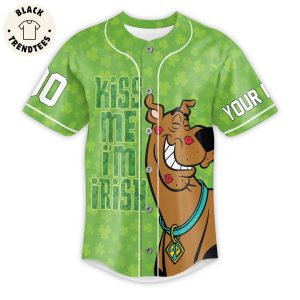 Scooby Doo Good Luck Charmer Kiss Me Im Irish Baseball Jersey