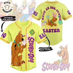 Scooby-Doo Have An Egg-Static Baseball Jersey