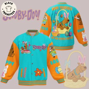 Scooby Doo Have Yourself  An Egg Static Easter Baseball Jacket