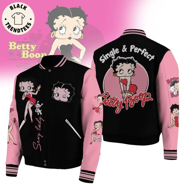 Single & Perfect Betty Boop Baseball Jacket