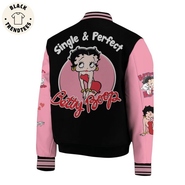 Single & Perfect Betty Boop Baseball Jacket