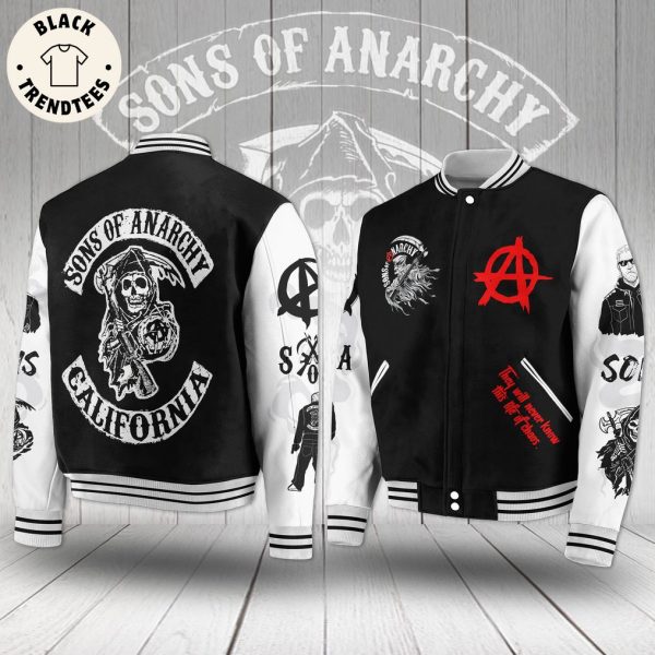 Sons Of Anarchy California Baseball Jacket