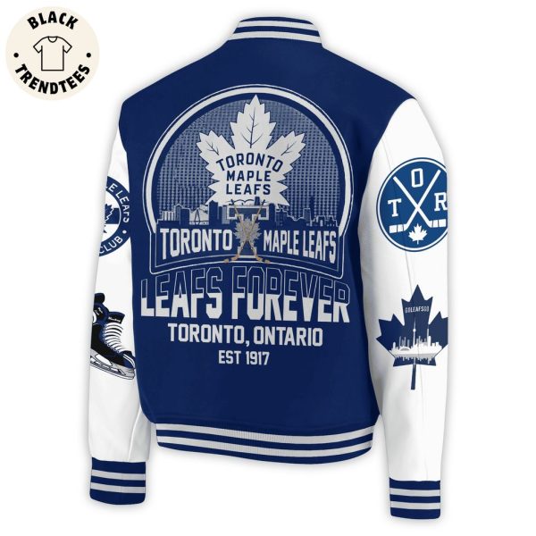 Toronto Maple Leafs Forever Toronto Ontario Est 1917 Baseball Jacket