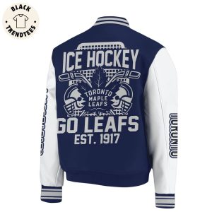 Toronto Maple Leafs Stanley Cup Champions ICE Hockey Est 1917 Baseball Jacket