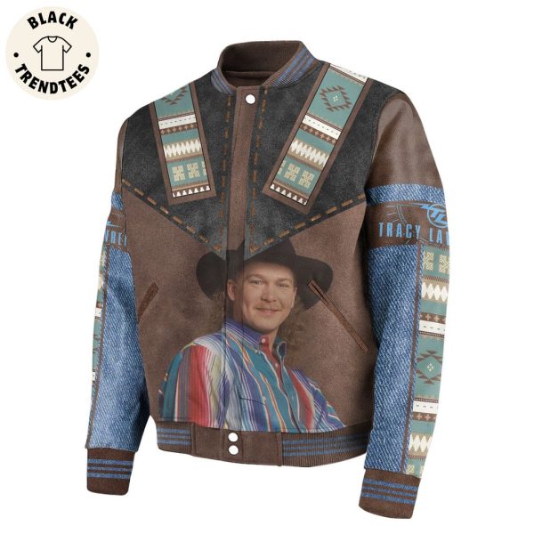 Tracy Lawrence Time Marches On A Star Is Born A Star Burns Out Baseball Jacket