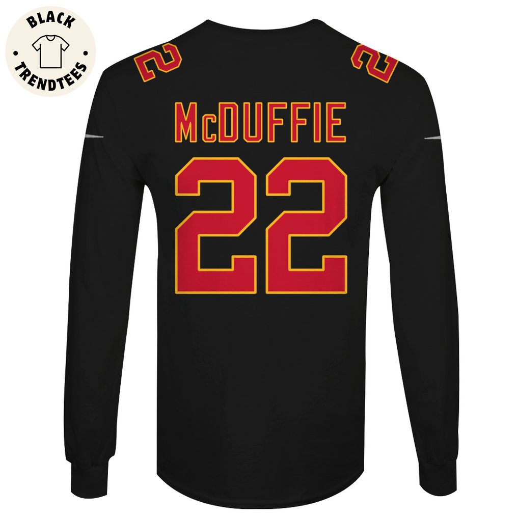 Trent McDuffie Kansas City Chiefs Super Bowl LVIII Limited Edition Black Hoodie Jersey