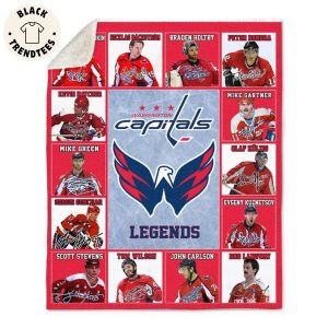 Washington Capital Logo Ice Hockey Team Legends Blanket