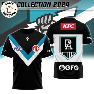 AFL Port Adelaide Power Design 3D T-Shirt