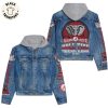 Are You Ready To Swear Right Here Right Now Before The Devil Hooded Denim Jacket
