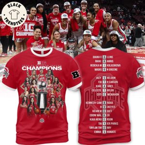 BIG 2023-2024 Regular Season Champions Ohio State 3D T-Shirt