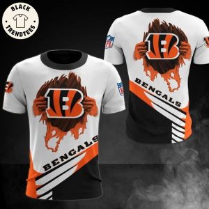 Cincinnati Bengals Logo Design 3D T-Shirt