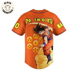 DragonBall Kakarot Yo Im Goku Baseball Jersey