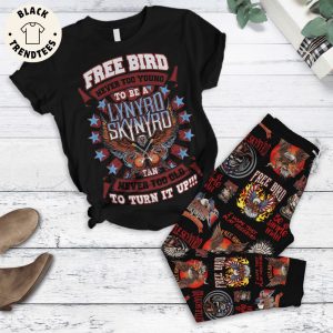 Free Bird Never Too Young To Be A Lynyrd Skynyrd Fan Never To Old To Turn It Up Pajamas Set