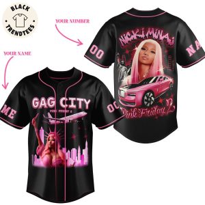 Gag City Pink Friday 2 Nicki Minaj Baseball Jersey