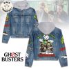 If You Start Me Up I Will Never Stop Rolling Stones Hooded Denim Jacket