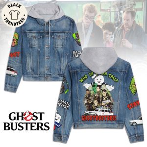 Ghostbusters Who Ya Gonna Call Hooded Denim Jacket