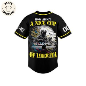 Helldivers II How About A Nice Cup Of Libertea Baseball Jersey