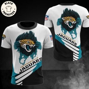 Jacksonville Jaguars Logo Design 3D T-Shirt