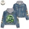Detroit Lions Stomping On These Lions Style Hooded Denim Jacket