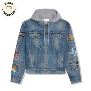 Kenny Chesney When The Sun Goes Down We Will Be Groovin Hooded Denim Jacket