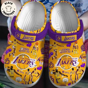 Los Angeles Lakers Legend Never Die Crocs