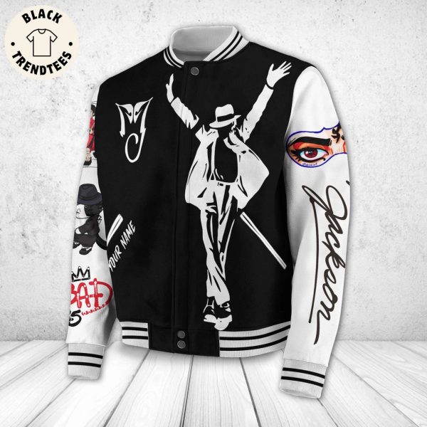 Michael Jackson Just Give Yourself  AChange Find The Circumstance Rise And Do It Again Baseball Jacket