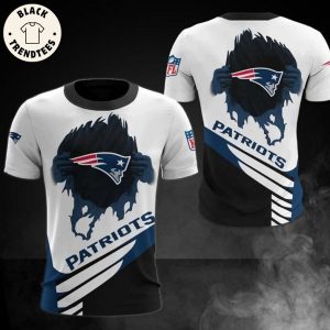 New England Patriots Logo Design 3D T-Shirt
