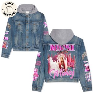 Nicki Minaj Pink Friday 2 Hooded Denim Jacket