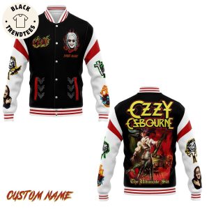 Ozzy Osbourne The Ultimate Sin Baseball Jacket