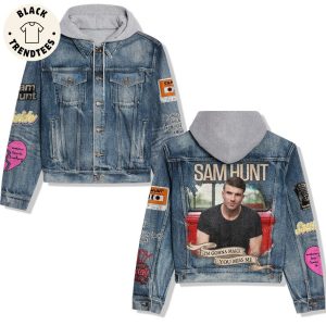 Sam Hunt Im Gonna Make You Miss Me Hooded Denim Jacket