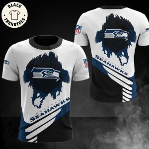 Seattle Seahawks Logo Design 3D T-Shirt