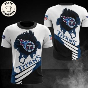 Tennessee Titans Logo Design 3D T-Shirt