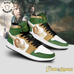 The Lord Of The Ring Not All Those Who Wander Are Lost Air Jordan 1 High Top
