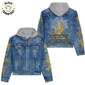 The Lord Of The Rings Hooded Denim Jacket