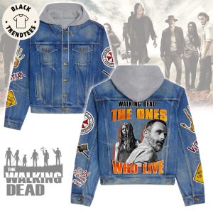 The walking Dead The Ones Who Live Hooded Denim Jacket