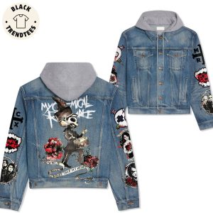 The World Will Never Take My Heart Chemical Romance Hooded Denim Jacket