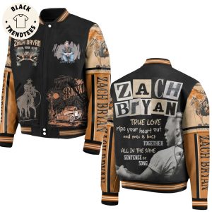 Zach Bryan True Love Rips Your Heart Out And Puts It Back Baseball Jacket