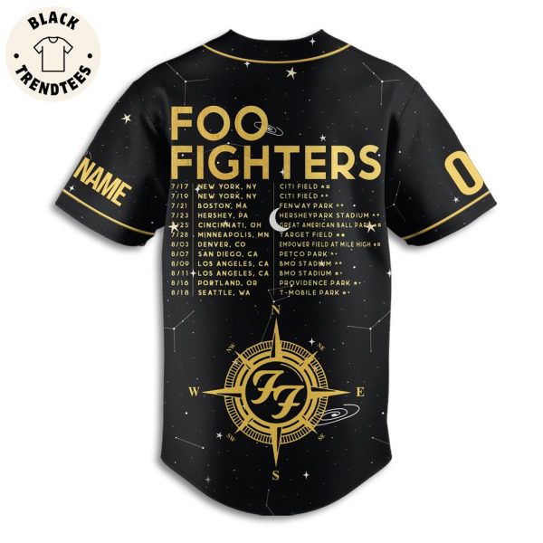 2024 US Tour Foo Fighters Baseball Jersey