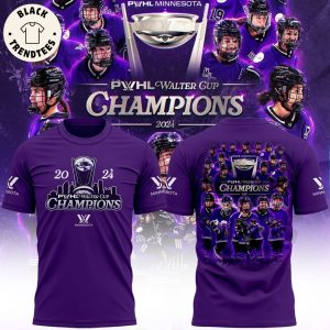 Champions Walter Cup PWHL Minnesota 3D T-Shirt