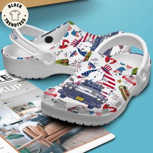 Independence Day  Happy 4th Of July Design Crocs
