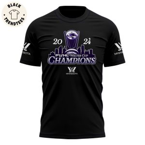 PWHL Minnesota 2024 Champions Walter Cup 3D T-Shirt