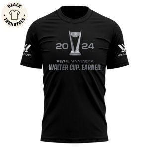 PWHL Minnesota 2024 Champions Walter Cup Design 3D T-Shirt