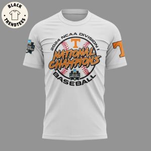 2024 Champions NCAA College Baseball National Tennessee Volunteer 3D T-Shirt